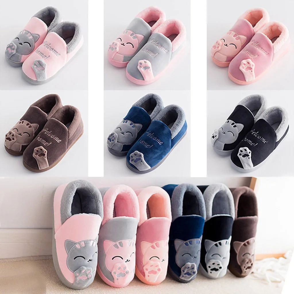 Women's Winter Cat Home Slippers