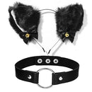 Cat Ear Cosplay Costume Set - Anime Headband & Claw Gloves with Bell