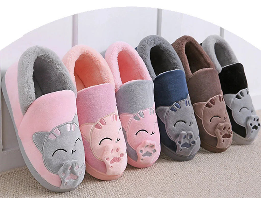 Women's Winter Cat Home Slippers
