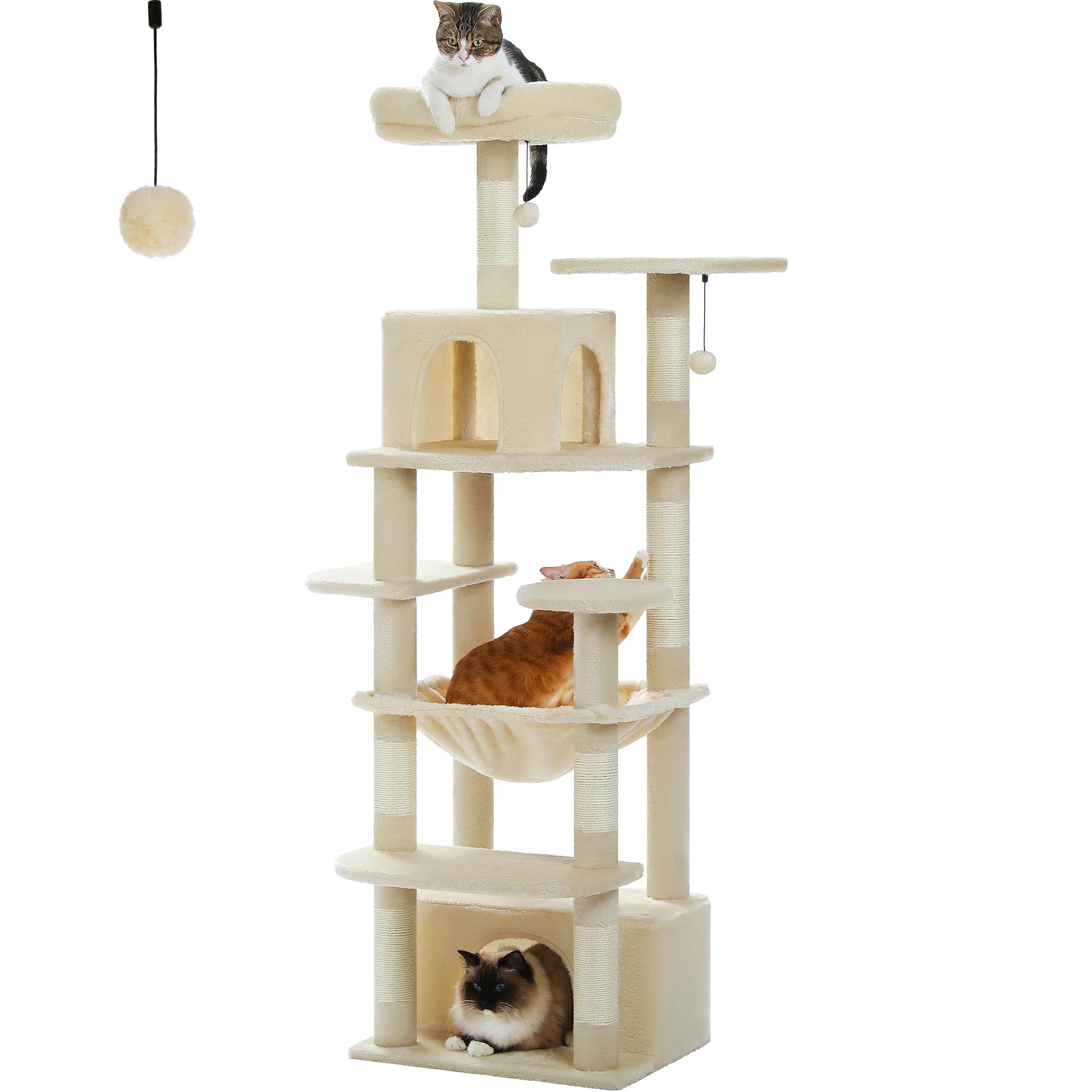 Spacious Multi-Level Cat Tower