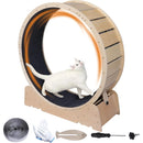 Large Cat Exercise Wheel 40 Inch Treadmill Exerciser for Indoor Cats Love Kitty Running Toy Walking Training for Fitness Weight by Tail chasers