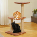 Multi-Level Cat Activity Tree with Scratching Posts & Hammock