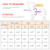 Teacup Dog Sweater - Cute Print Design for Tiny Dogs