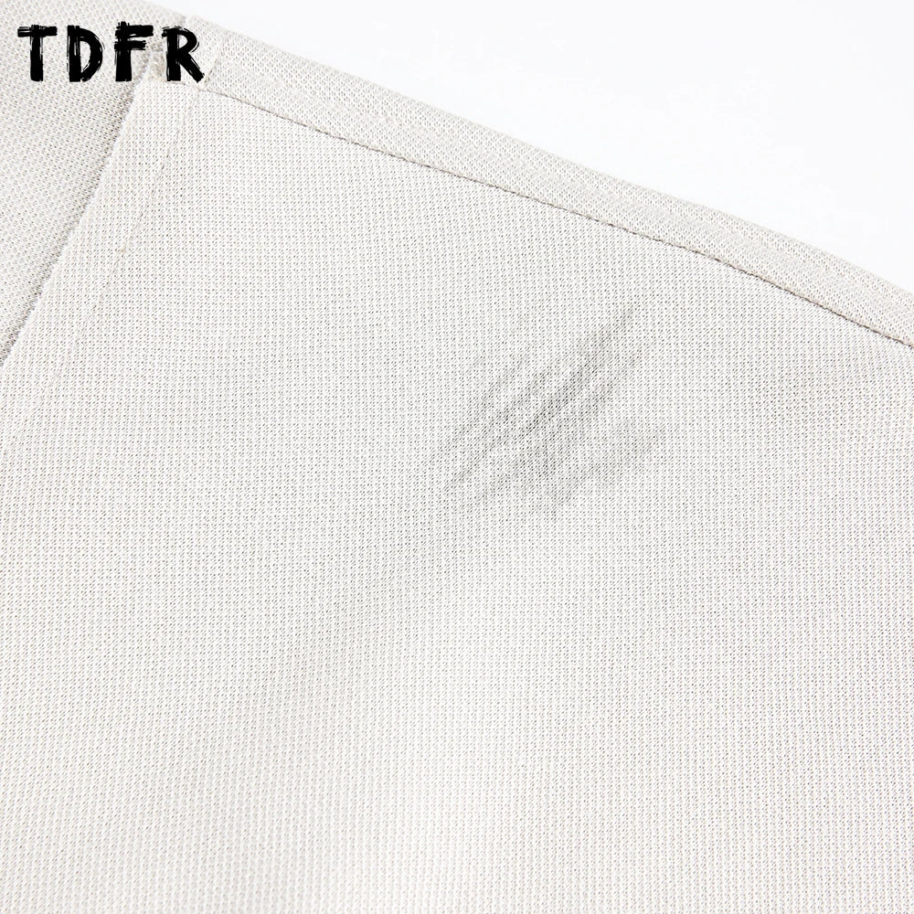 Dog Print Fake Two-Piece Men's Sweatshirt - Retro Patchwork Crew Neck