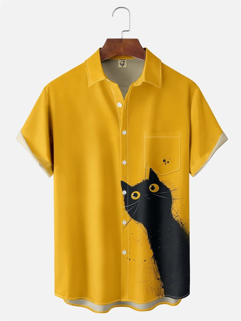 Trendy Summer Short Sleeve 3D Printed