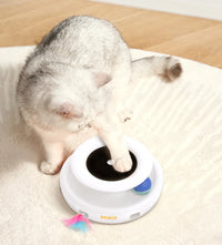 2-in-1 Smart Cat Toy Set - Automatic Feather & Ball with 5 Modes