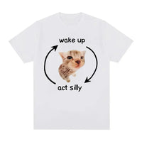 Cat Awakening Behavior Meme T-Shirt