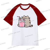 Adorable Cat Cartoon Tee