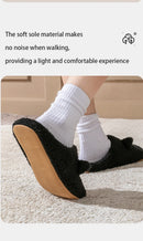 Cartoon Cat Winter Plush Slippers