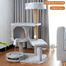 Three-Layer Cat Tree House - Multi-Level Scratching & Activity Center