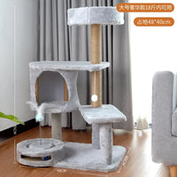 Three-Layer Cat Tree House - Multi-Level Scratching & Activity Center
