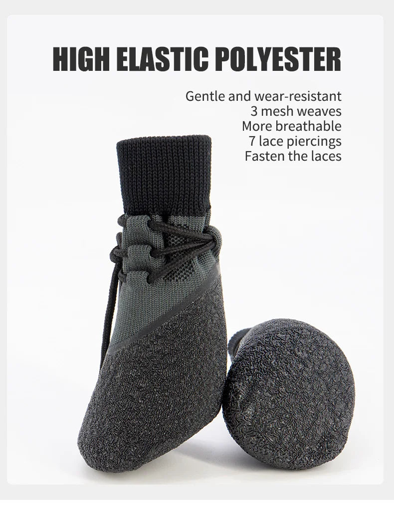 No-Fall-Off Summer Dog Shoes