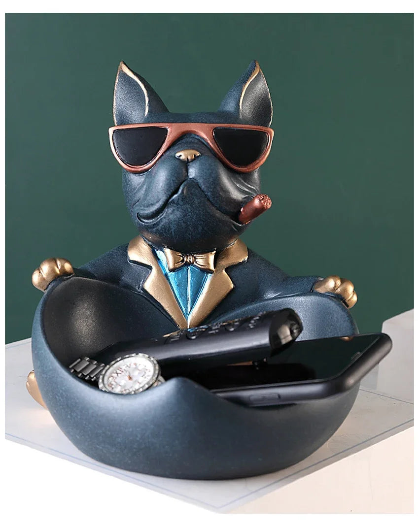 Dog Art Figurine - Beautiful Resin Sculpture