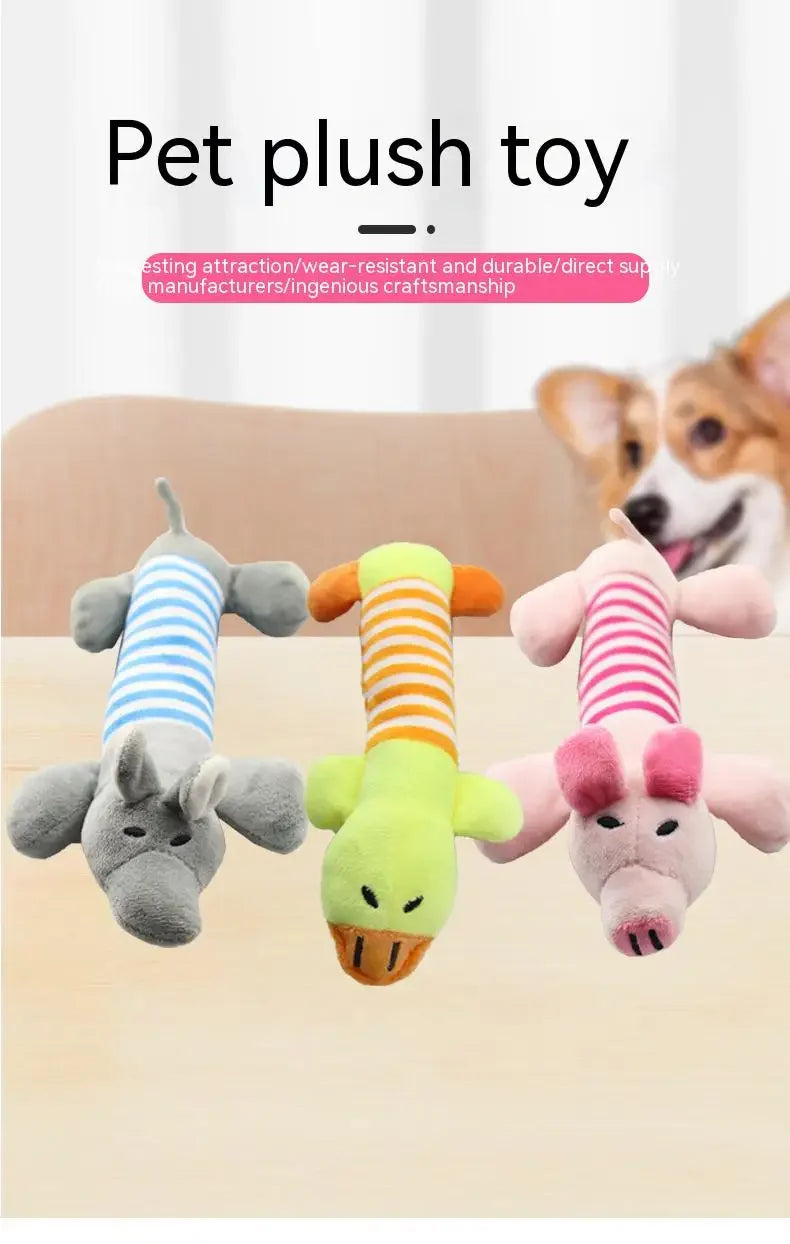 No-Stuffing Duck Squeaky Toy