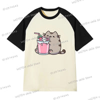Adorable Cat Cartoon Tee