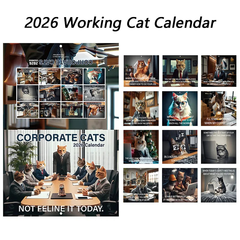 Adorable Cat Art Calendar