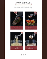 Cat's Paw Multi-Functional Food Clip Tong - Stainless Steel Kitchen Tool