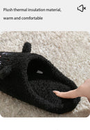 Cartoon Cat Winter Plush Slippers