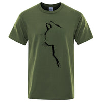 Cool Cat Print Men's T-Shirt