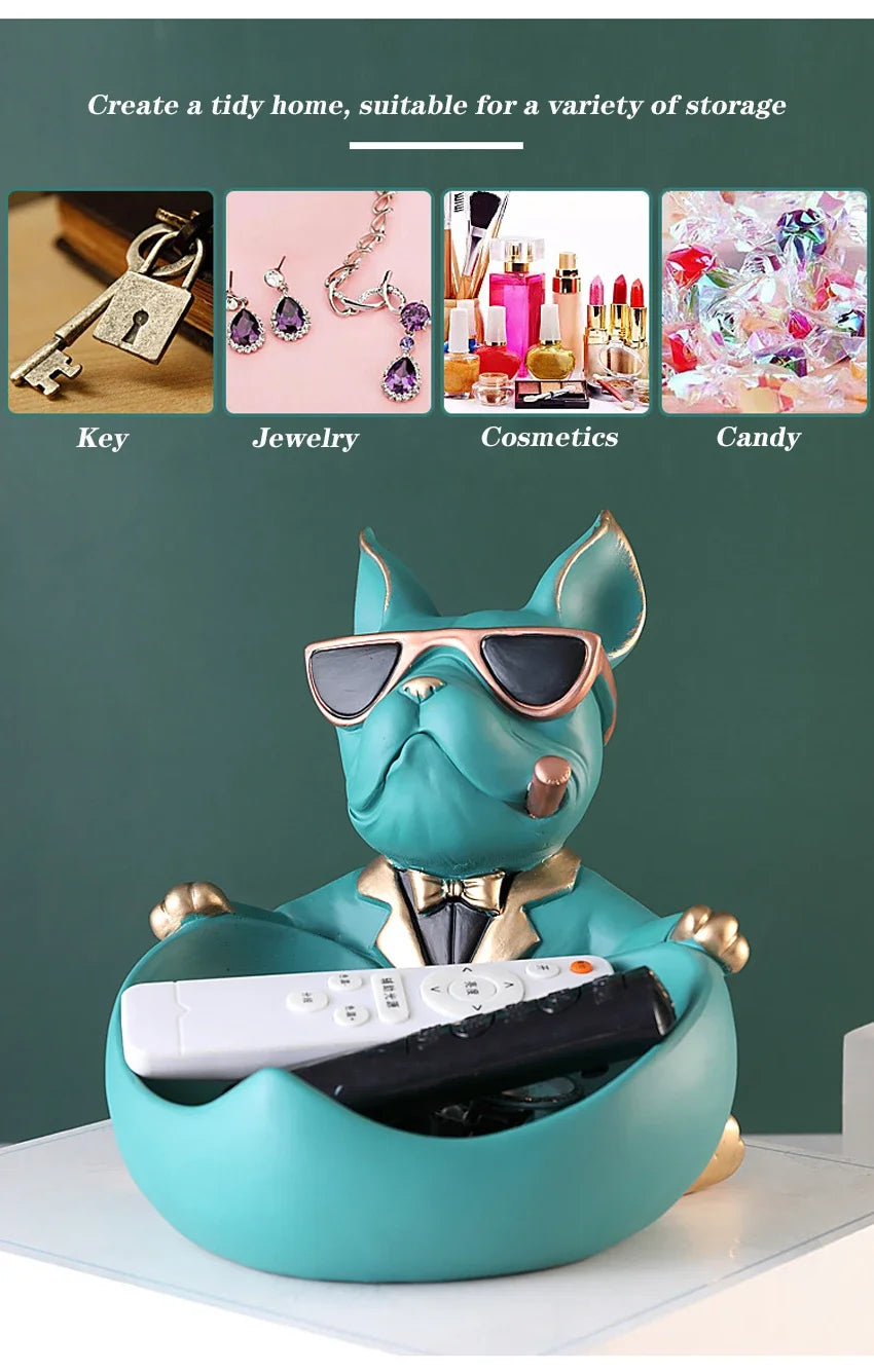 Dog Art Figurine - Beautiful Resin Sculpture