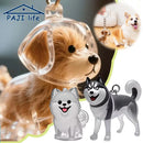 Dog Hair Memorial Keychain - Pet Fur Keepsake Storage Capsule