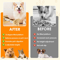 Bamboo Elevated Bowl Stand by Tail chasers