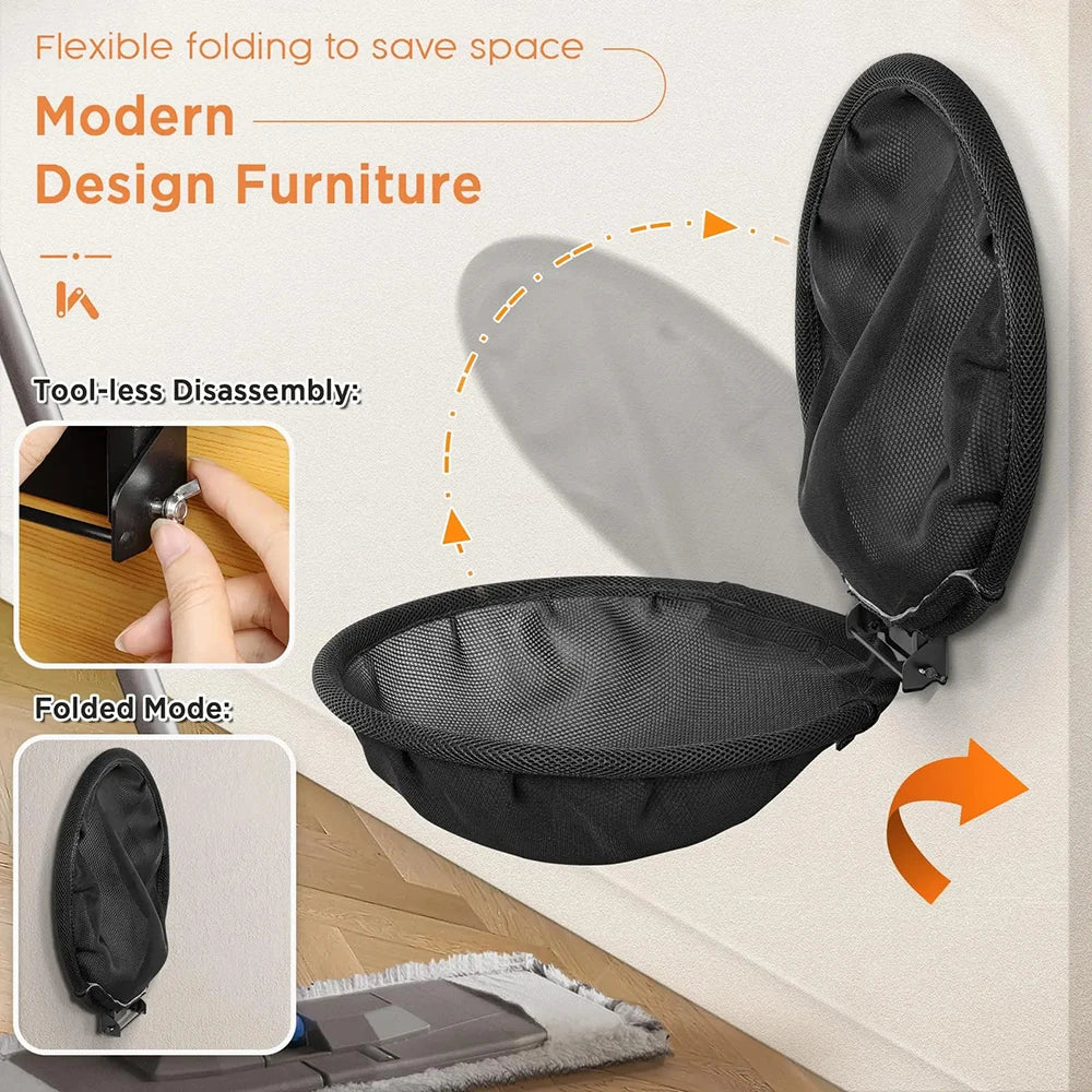 Cat Hammock Wall Mounted Foldable - Breathable Bed for Multi-Activity Use
