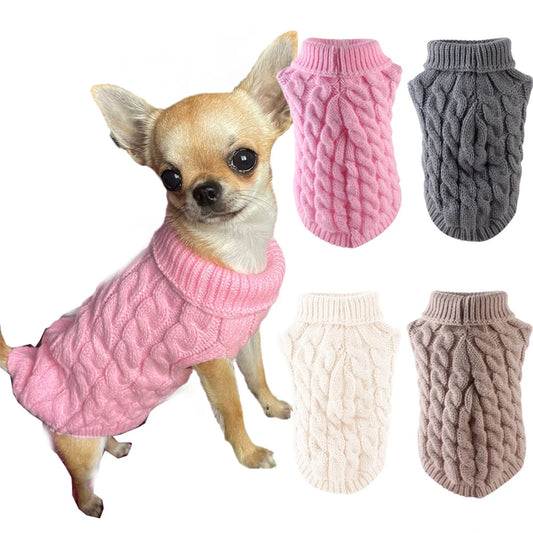 Classic Puppy Dog Sweater for Small Dogs