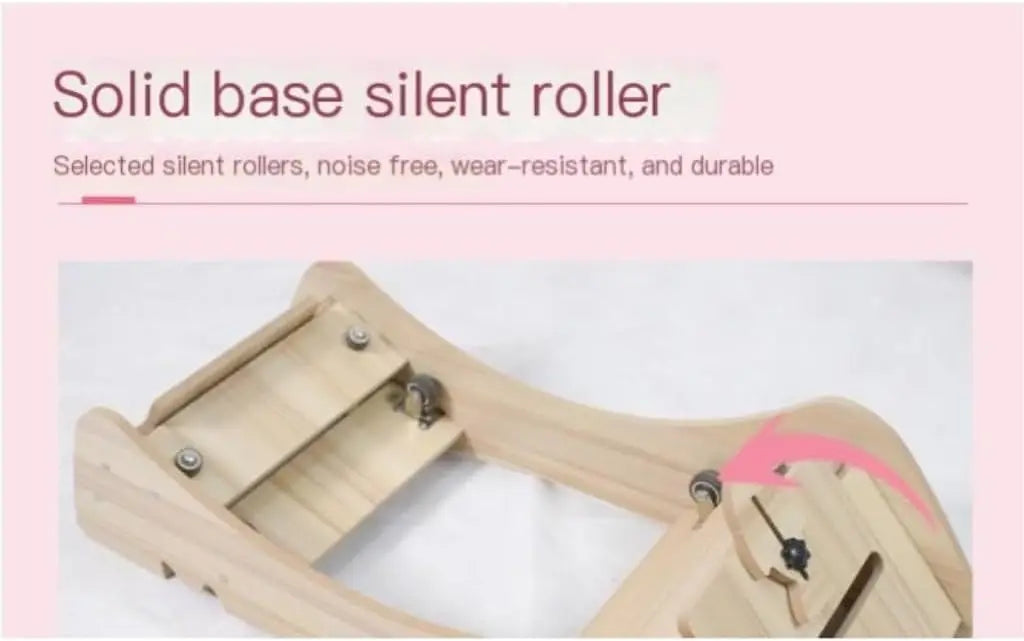 Silent Cat Exercise Wheel - 360° Whisker-Friendly Space-Saving Design