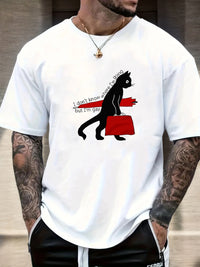 Cat Quote Graphic T Shirt