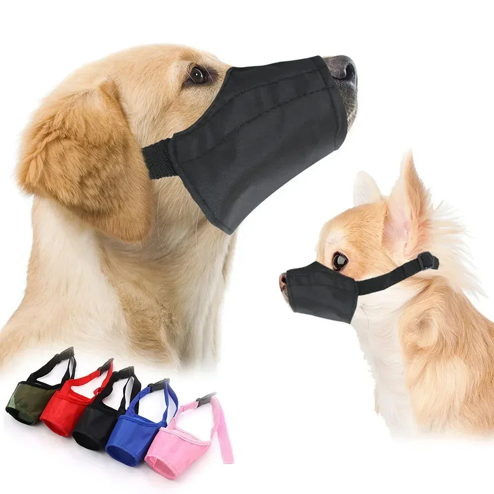 Dog Muzzles for Small Dogs Soft Nylon Muzzle with Safety Buckle Grooming Puppy Muzzle Stop Biting Barking Chewing Pet Products