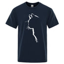 Cool Cat Print Men's T-Shirt