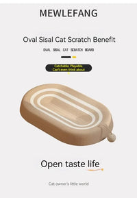 Cat Recliner Lounge - Portable Sisal Scratching Sofa