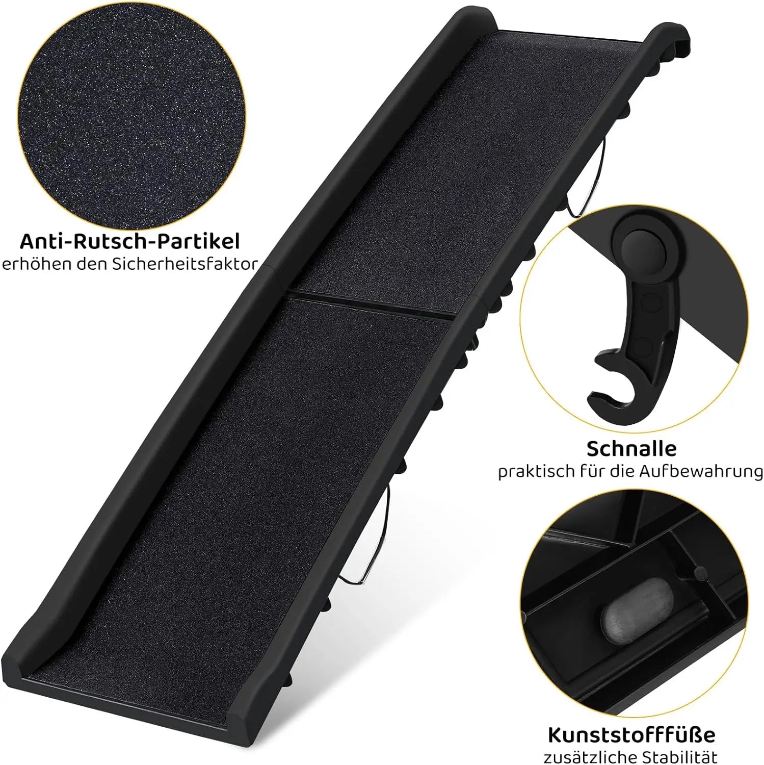 Folding Pet Ramp - 156cm Portable Car Ramp for Dogs