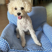 Checkered Pet Sofa Bed