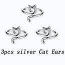 Protective Cat Ears Crochet Ring