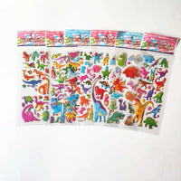3D Pet Dog & Cat Stickers - 6 Sheets
