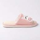 Cat Platform Linen Slippers