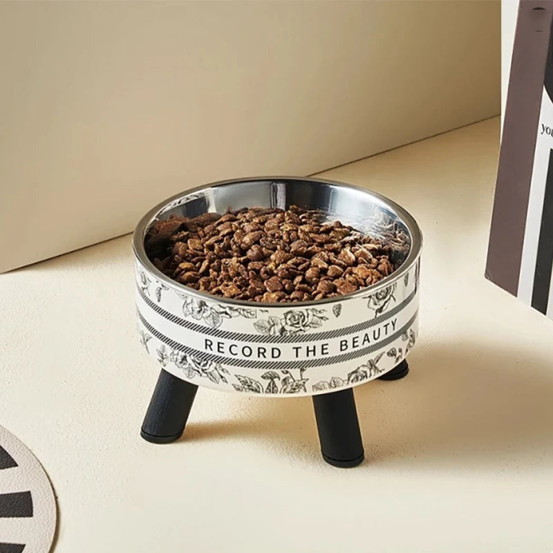 Beautiful Flower-Shaped Cat Bowl