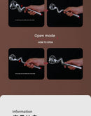 Cat's Paw Multi-Functional Food Clip Tong - Stainless Steel Kitchen Tool