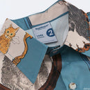 Cat Graphic Button-Up