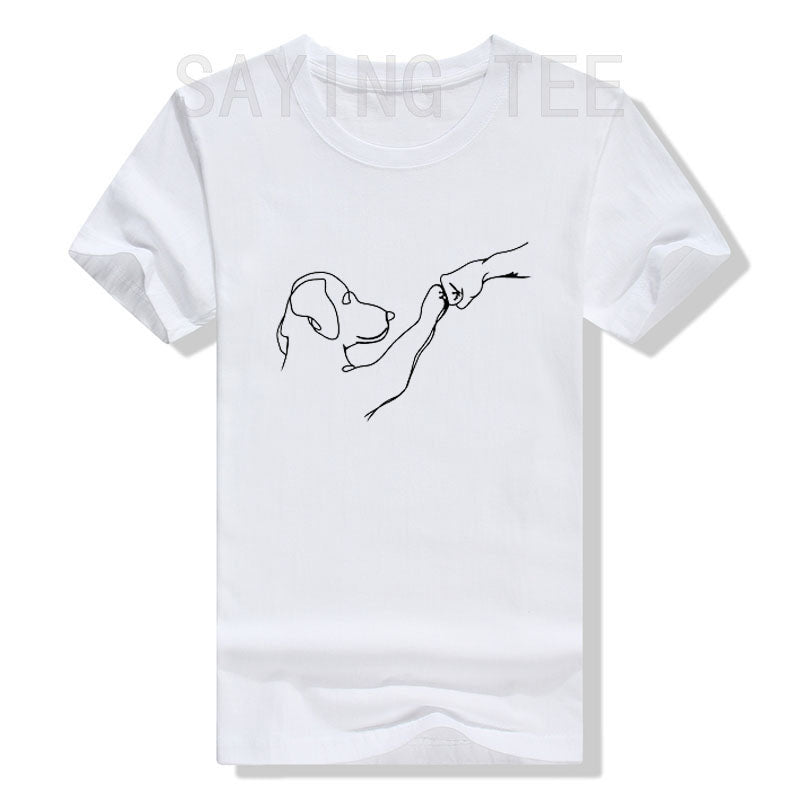 Dog Friendship Fist Bump T-Shirt