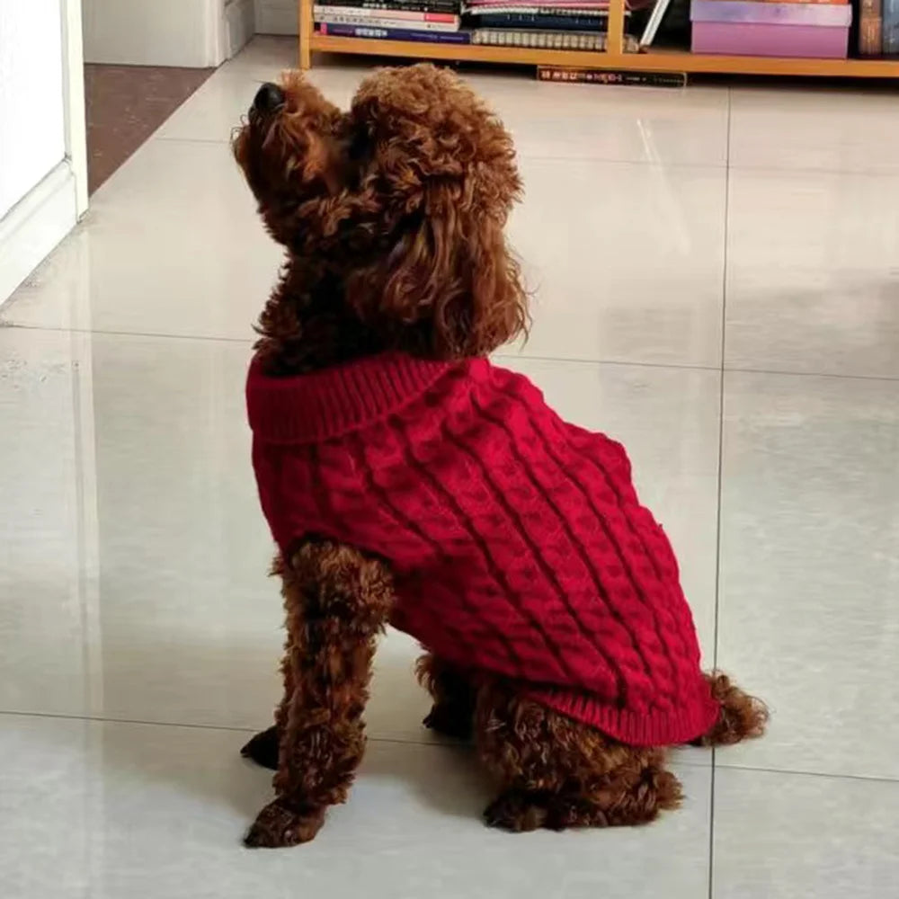 Warm Winter Dog Sweater