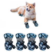 Winter Dog Boots - Water-Resistant Paw Protectors for Large & Medium Dogs