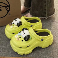 🌸 Cinnamoroll Platform Sandals - Kawaii Thick Sole Summer Paradise for Women