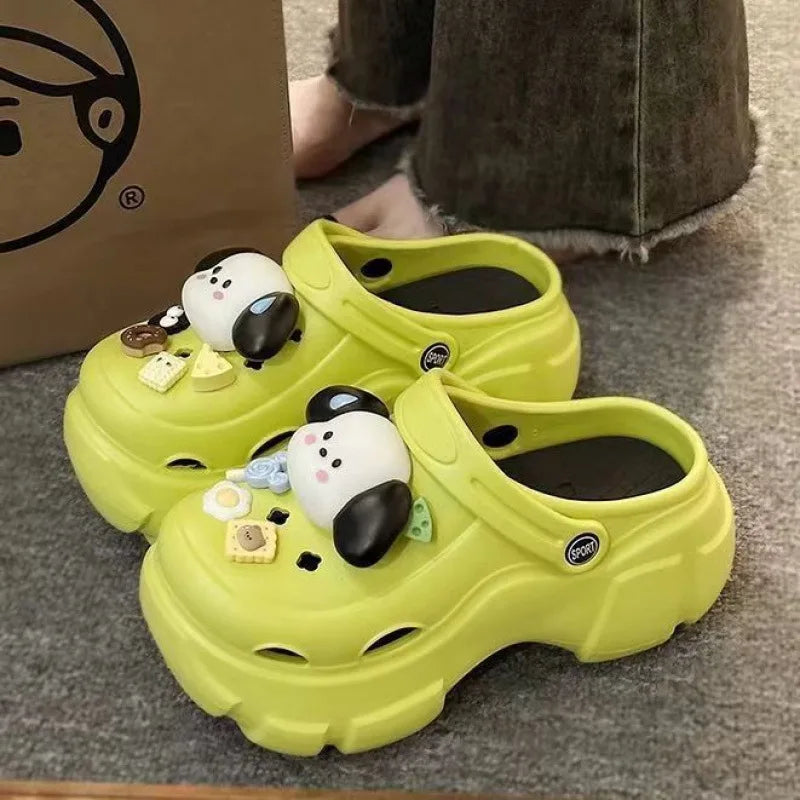 🌸 Cinnamoroll Platform Sandals - Kawaii Thick Sole Summer Paradise for Women