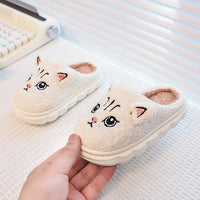 Cozy Winter Cat Slippers