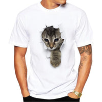 Funny Cat Print Tee