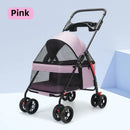 Lightweight Pet Stroller - Foldable Travel Stroller for Small Dogs & Cats