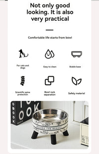 Beautiful Flower-Shaped Cat Bowl